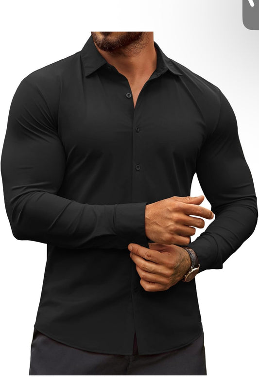 Men's Muscle Fit Dress Shirts